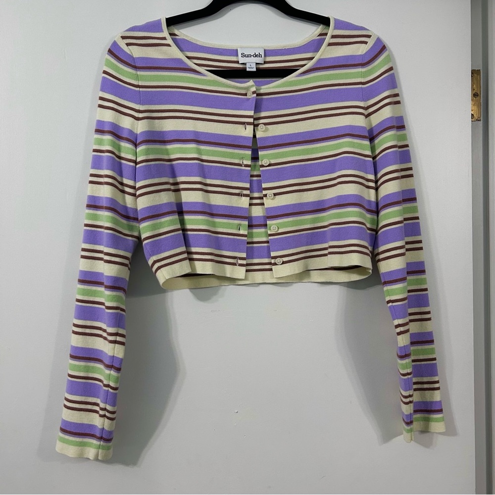 sunday best cardigan multi coloured